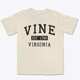 Vine Virginia Classic Established Premium Heavyweight T-shirt