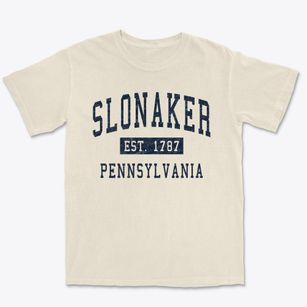 Slonaker Pennsylvania Classic Established Premium Heavyweight T-shirt