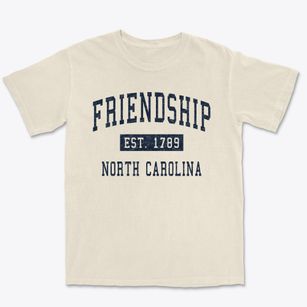 Friendship North Carolina Classic Established Premium Heavyweight T-shirt