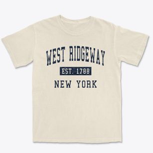 West Ridgeway New York Classic Established Premium Heavyweight T-shirt