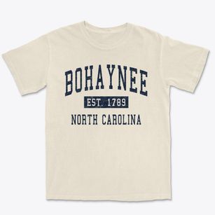 Bohaynee North Carolina Classic Established Premium Heavyweight T-shirt
