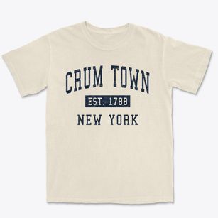Crum Town New York Classic Established Premium Heavyweight T-shirt