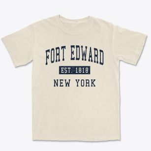 Fort Edward New York Classic Established Premium Heavyweight T-shirt