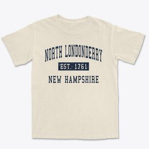 North Londonderry New Hampshire Classic Established Premium Heavyweight T-shirt