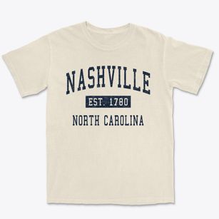 Nashville North Carolina Classic Established Premium Heavyweight T-shirt