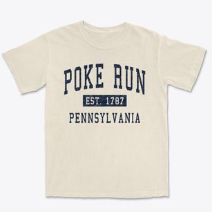 Poke Run Pennsylvania Classic Established Premium Heavyweight T-shirt