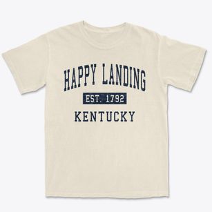 Happy Landing Kentucky Classic Established Premium Heavyweight T-shirt