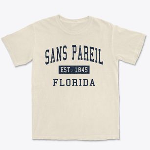 Sans Pareil Florida Classic Established Premium Heavyweight T-shirt