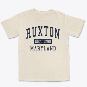 Ruxton Maryland Classic Established Premium Heavyweight T-shirt