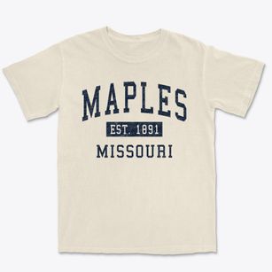 Maples Missouri Classic Established Premium Heavyweight T-shirt
