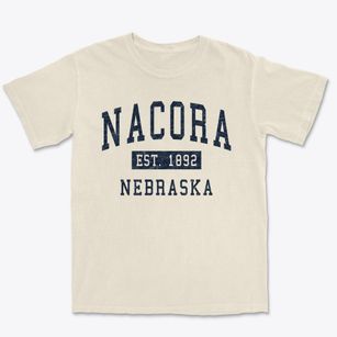 Nacora Nebraska Classic Established Premium Heavyweight T-shirt