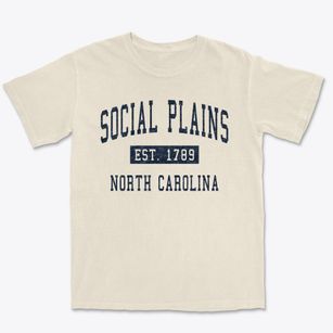 Social Plains North Carolina Classic Established Premium Heavyweight T-shirt