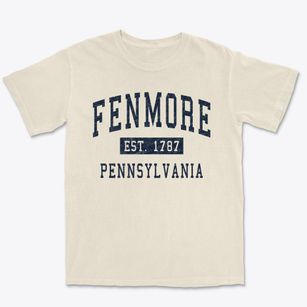 Fenmore Pennsylvania Classic Established Premium Heavyweight T-shirt