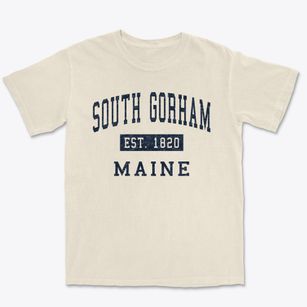 South Gorham Maine Classic Established Premium Heavyweight T-shirt