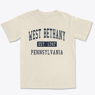 West Bethany Pennsylvania Classic Established Premium Heavyweight T-shirt