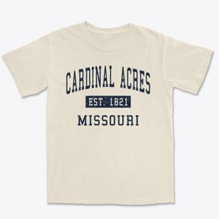 Cardinal Acres Missouri Classic Established Premium Heavyweight T-shirt