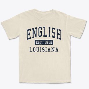 English Louisiana Classic Established Premium Heavyweight T-shirt