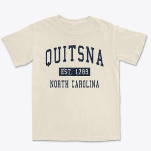 Quitsna North Carolina Classic Established Premium Heavyweight T-shirt
