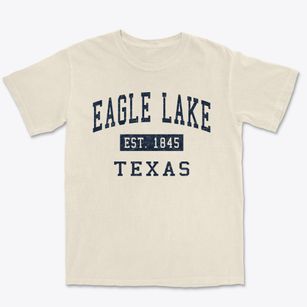 Eagle Lake Texas Classic Established Premium Heavyweight T-shirt
