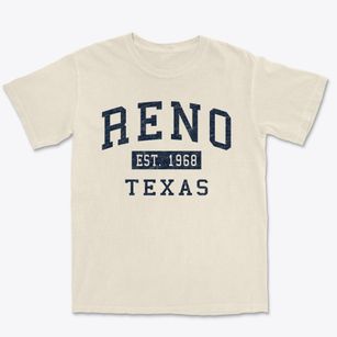 Reno Texas Classic Established Premium Heavyweight T-shirt