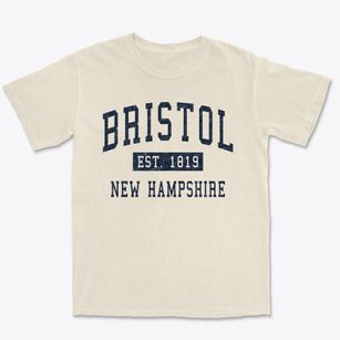 Bristol New Hampshire Classic Established Premium Heavyweight T-shirt