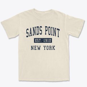Sands Point New York Classic Established Premium Heavyweight T-shirt