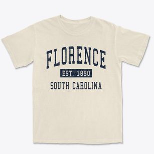 Florence South Carolina Classic Established Premium Heavyweight T-shirt