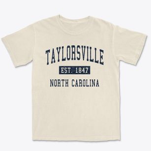 Taylorsville North Carolina Classic Established Premium Heavyweight T-shirt