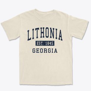 Lithonia Georgia Classic Established Premium Heavyweight T-shirt