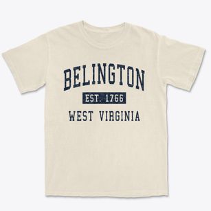 Belington West Virginia Classic Established Premium Heavyweight T-shirt