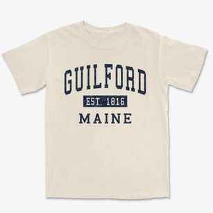 Guilford Maine Classic Established Premium Heavyweight T-shirt