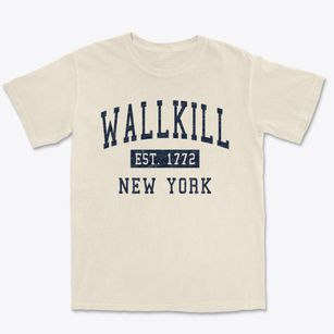 Wallkill New York Classic Established Premium Heavyweight T-shirt