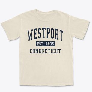 Westport Connecticut Classic Established Premium Heavyweight T-shirt