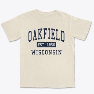 Oakfield Wisconsin Classic Established Premium Heavyweight T-shirt