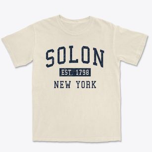 Solon New York Classic Established Premium Heavyweight T-shirt