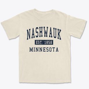 Nashwauk Minnesota Classic Established Premium Heavyweight T-shirt