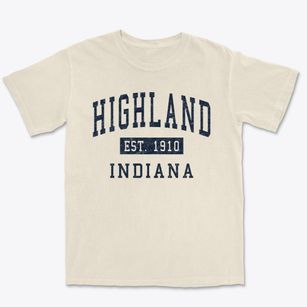 Highland Indiana Classic Established Premium Heavyweight T-shirt