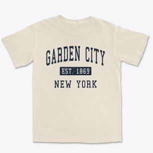 Garden City New York Classic Established Premium Heavyweight T-shirt