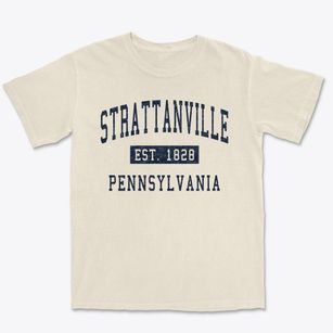Strattanville Pennsylvania Classic Established Premium Heavyweight T-shirt