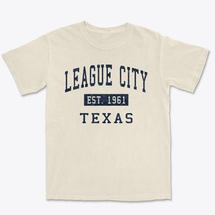 League City Texas Classic Established Premium Heavyweight T-shirt