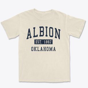 Albion Oklahoma Classic Established Premium Heavyweight T-shirt