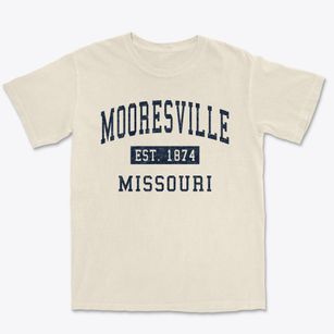 Mooresville Missouri Classic Established Premium Heavyweight T-shirt
