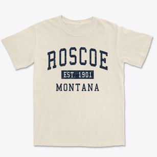 Roscoe Montana Classic Established Premium Heavyweight T-shirt