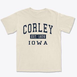 Corley Iowa Classic Established Premium Heavyweight T-shirt