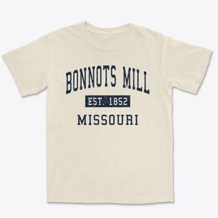Bonnots Mill Missouri Classic Established Premium Heavyweight T-shirt
