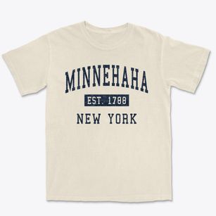 Minnehaha New York Classic Established Premium Heavyweight T-shirt