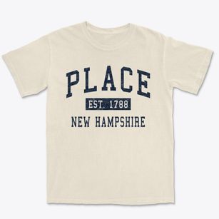 Place New Hampshire Classic Established Premium Heavyweight T-shirt