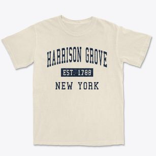 Harrison Grove New York Classic Established Premium Heavyweight T-shirt