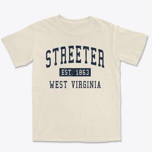 Streeter West Virginia Classic Established Premium Heavyweight T-shirt