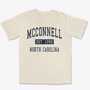 Mcconnell North Carolina Classic Established Premium Heavyweight T-shirt